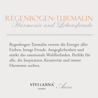 Nature-Naturgewalt und Individualität – Die Regenbogen-Turmalin-Armkette