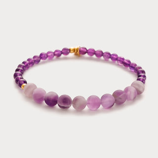Aurora-Ruhe & Klarheit – Amethyst-Armband