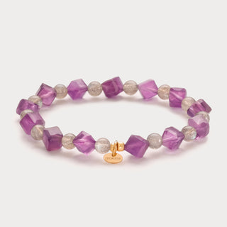 Aurora-Magie & Harmonie – Amethyst-Labradorit-Armband