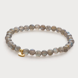 Essence-Mystische Schönheit – Das Labradorit-Stretch-Perlenarmband