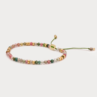Petite-Lebensfreude & Harmonie – Regenbogen-Turmalin-Armband