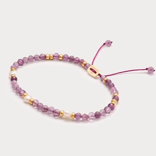 Petite-Ruhe & Anmut – Amethyst-Süßwasserperlen-Armband