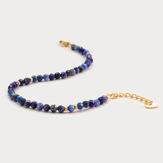 Whisper-Tiefblaue Eleganz – Das Mini-Lapis-Armband