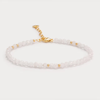 Whisper-Zarte Strahlen – Das Mini-Mondstein-Armband