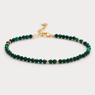 Whisper-Natürliche Stärke – Das Mini-Malachit-Armband