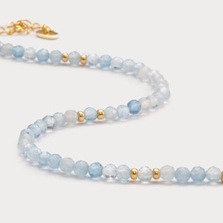 Whisper-Sanfte Klarheit – Das Aquamarin-Armband