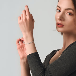 Whisper-Sanfte Klarheit – Das Aquamarin-Armband