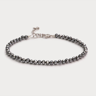 Whisper-Kraftvolle Eleganz – Das Hämatit-Armband
